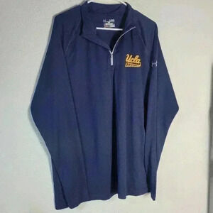 UCLA Under Armour Mens Performance 1/4 Zip Long Sleeve Pullover Size xl